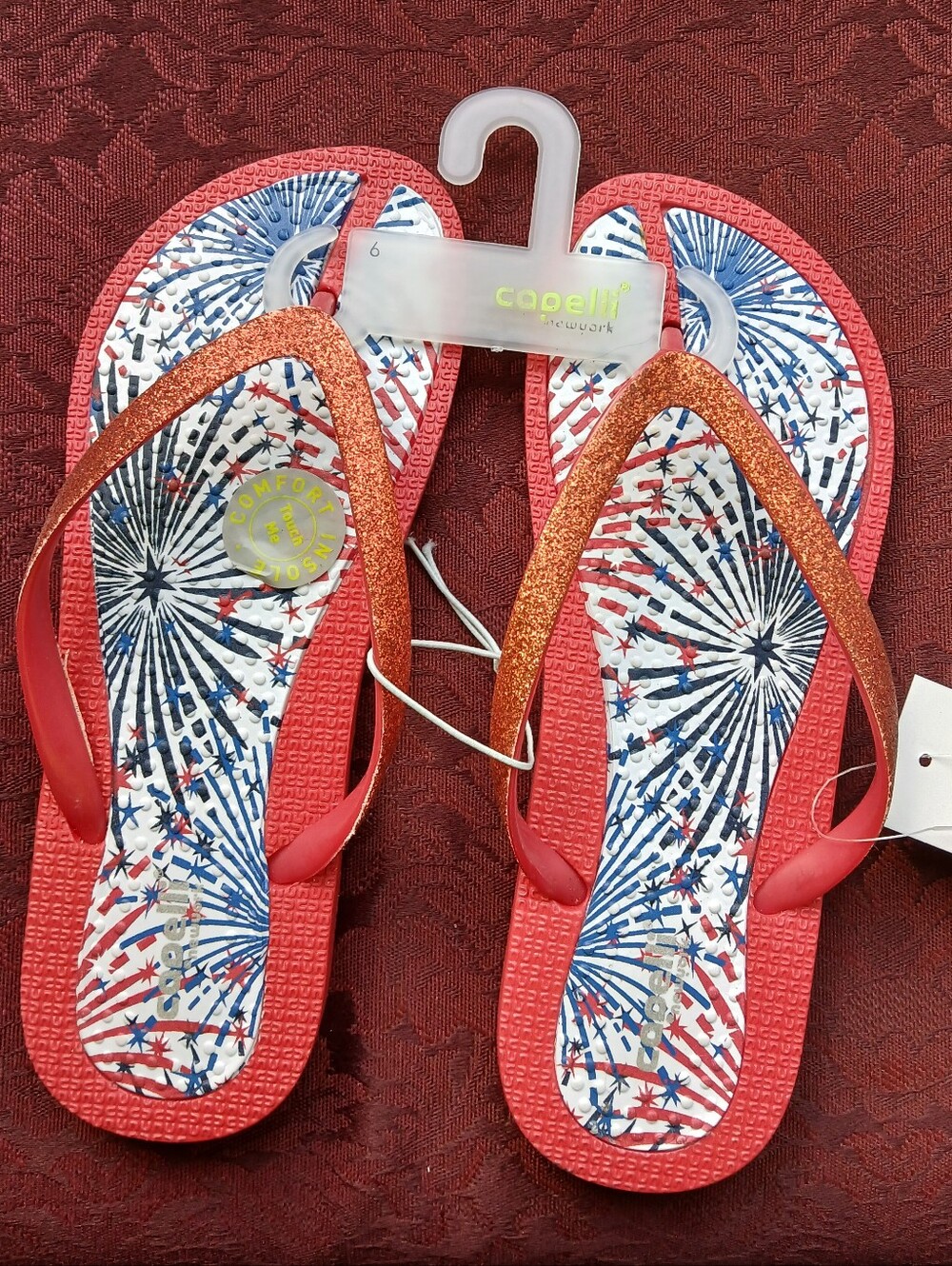 Capelli Comfort Insole Glitter NWT